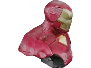 Ironman Bust 3D Model preview