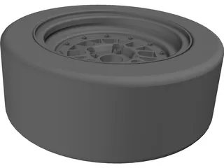 BBS 13 Inch Rim 3D Model preview