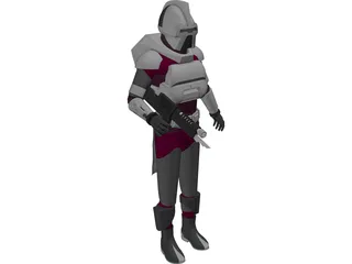 Cylon Classic 3D Model preview