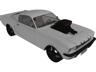 Ford Mustang (1963) [Charged] 3D Model preview