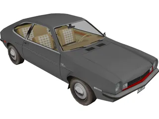 Ford Pinto 3D Model preview