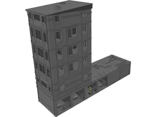 Autoservice 3D Model preview
