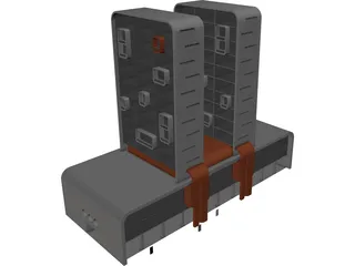 Building Modern 3D Model preview