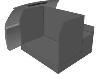 Dog Cage 3D Model preview