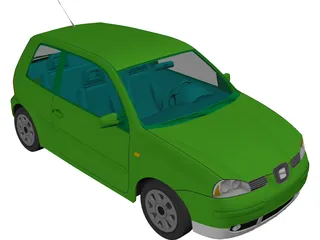 Seat Arosa 3D Model preview