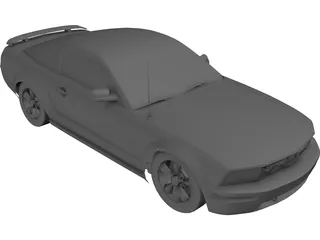 Ford Mustang 3D Model preview