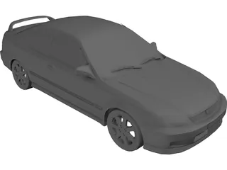 Honda Civic 3D Model preview