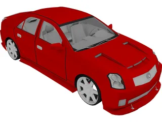 Cadillac CTS [Tuned] 3D Model preview