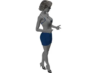 Woman 3D Model preview