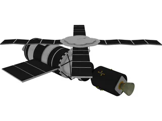 Skylab C 3D Model preview