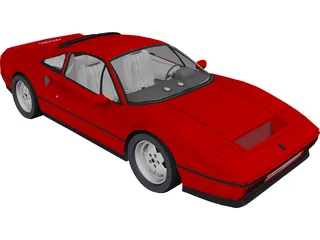 Ferrari 328 GTS (1985) 3D Model preview
