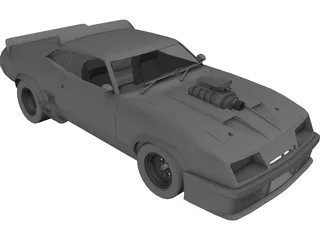 Ford Falcon XB Coupe [Charged] 3D Model preview
