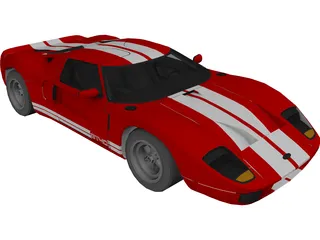 Ford GT40 3D Model preview