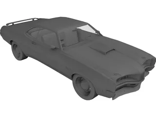 Mercury Cyclon Spoiler (1970) 3D Model preview