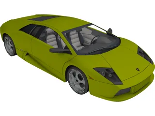 Lamborghini Murcielago 3D Model preview