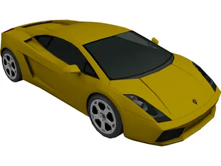 Lamborghini Gallardo 3D Model preview