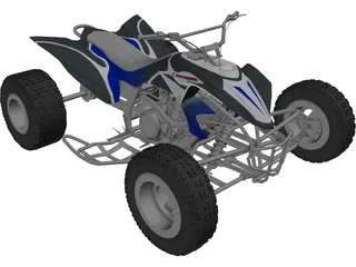Yamaha YFZ-450 3D Model preview