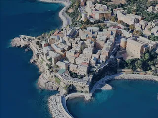 Bastia City, France (2024) 3D Model preview