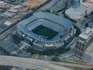 Charlotte City, NC, USA (2024) 3D Model preview