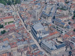 Dijon City, France (2023) 3D Model preview