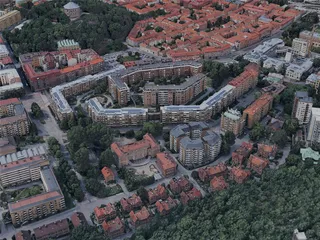 Gothenburg City, Sweden (2022) 3D Model preview
