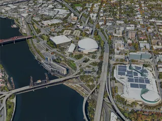 Portland City, OR, USA (2023) 3D Model preview