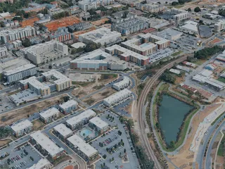 Tallahassee City, FL, USA (2024) 3D Model preview