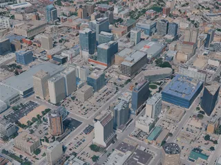 Winnipeg City, Canada (2024) 3D Model preview