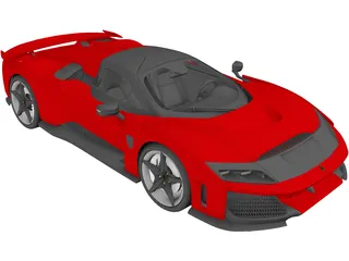 Ferrari F80 (2025) 3D Model preview