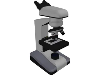 Microscope 3D Model preview