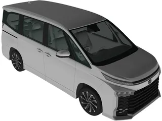 Toyota Voxy S-Z (2022) 3D Model preview
