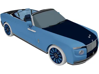 Rolls-Royce Boat Tail (2021) 3D Model preview