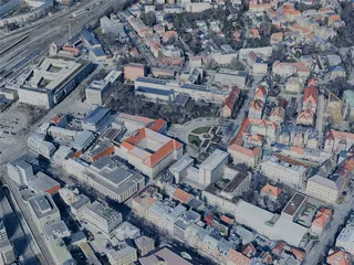 Augsburg City, Germany (2025) 3D Model preview