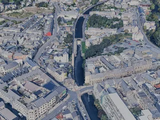 Galway City, Ireland (2024) 3D Model preview