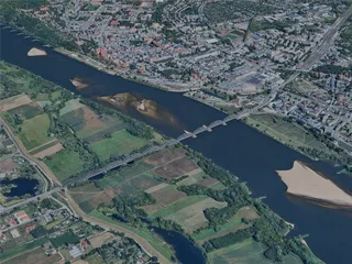 Grudziadz City, Poland (2024) 3D Model preview