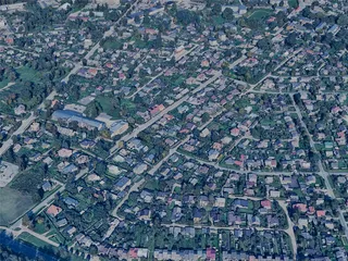 Jelgava City, Latvia (2023) 3D Model preview