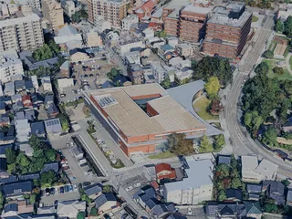 Kanazawa City, Japan (2024) 3D Model preview