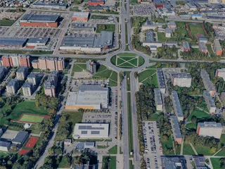 Klaipeda City, Lithuania (2024) 3D Model preview
