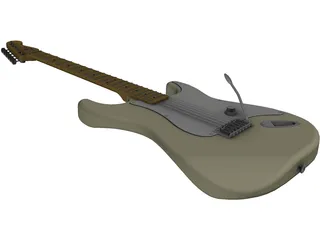Fender YJM Nylon Stratocaster (1996) 3D Model preview
