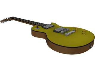 Gibson Les Paul Electric Guitar 3D Model preview