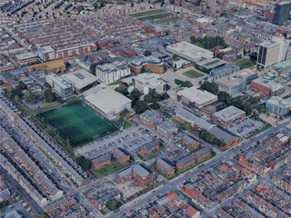 Middlesbrough City, UK (2024) 3D Model preview