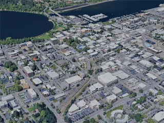 Olympia City, WA, USA (2024) 3D Model preview
