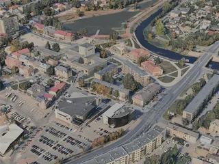 Panevezys City, Lithuania (2023) 3D Model preview