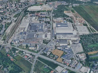 Plock City, Poland (2024) 3D Model preview
