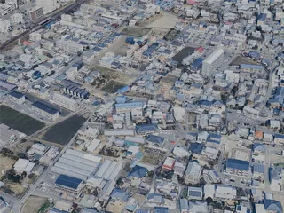 Tokushima City, Japan (2025) 3D Model preview