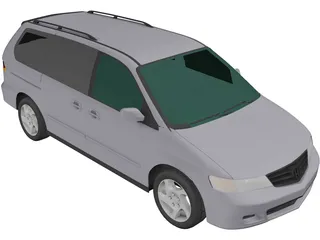 Honda Odyssey (2001) 3D Model preview