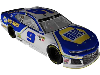 Nascar Chevy SS 3D Model preview