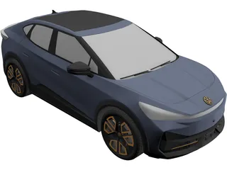 Volkswagen ID Unyx (2024) 3D Model preview