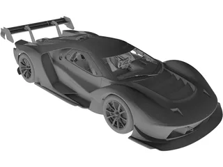Ford GT40 (2023) 3D Model preview