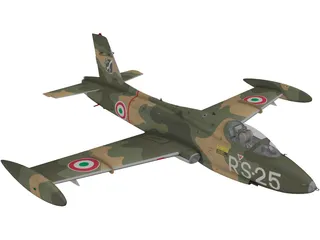Aermacchi MB-326 3D Model preview
